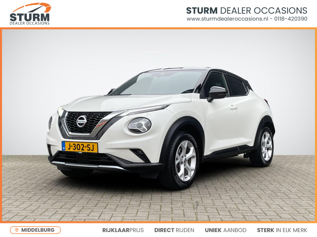 Nissan Juke 1.0 dig-t n-design technology pack | trekhaak | navigatie | 360° camera | stoelverwarming | voorruit verwarmd | adapt. cruise control | rijklaarprijs!