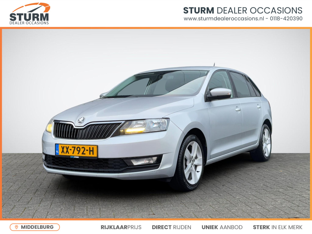 Skoda Rapid spaceback 1.0 tsi greentech clever plus pack | trekhaak | navigatie | stoelverwarming | cruise & climate control | park. sensor | dab | rijklaarprijs!