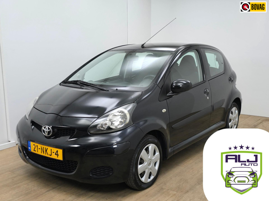 Toyota Aygo occasion 1.0-12v comfort met airco en 104000km | tweedehands toyota aygo in zwart | dealeronderhouden | aljauto | 5 dr