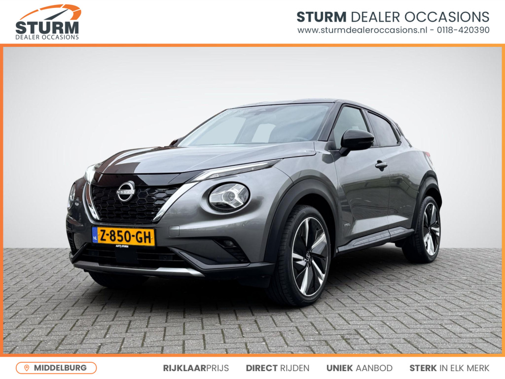 Nissan Juke 1.6 hybrid n-design cold pack | navigatie | camera | apple carplay/android auto | led koplampen | 19'' velgen | keyless entry | rijklaarprijs!