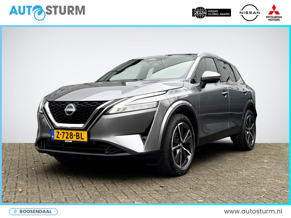 Nissan Qashqai 1.3 mhev xtronic tekna design pack | panoramadak | head-up display | adapt. cruise control | apple carplay/android auto | matrix-led | rijklaarprijs!