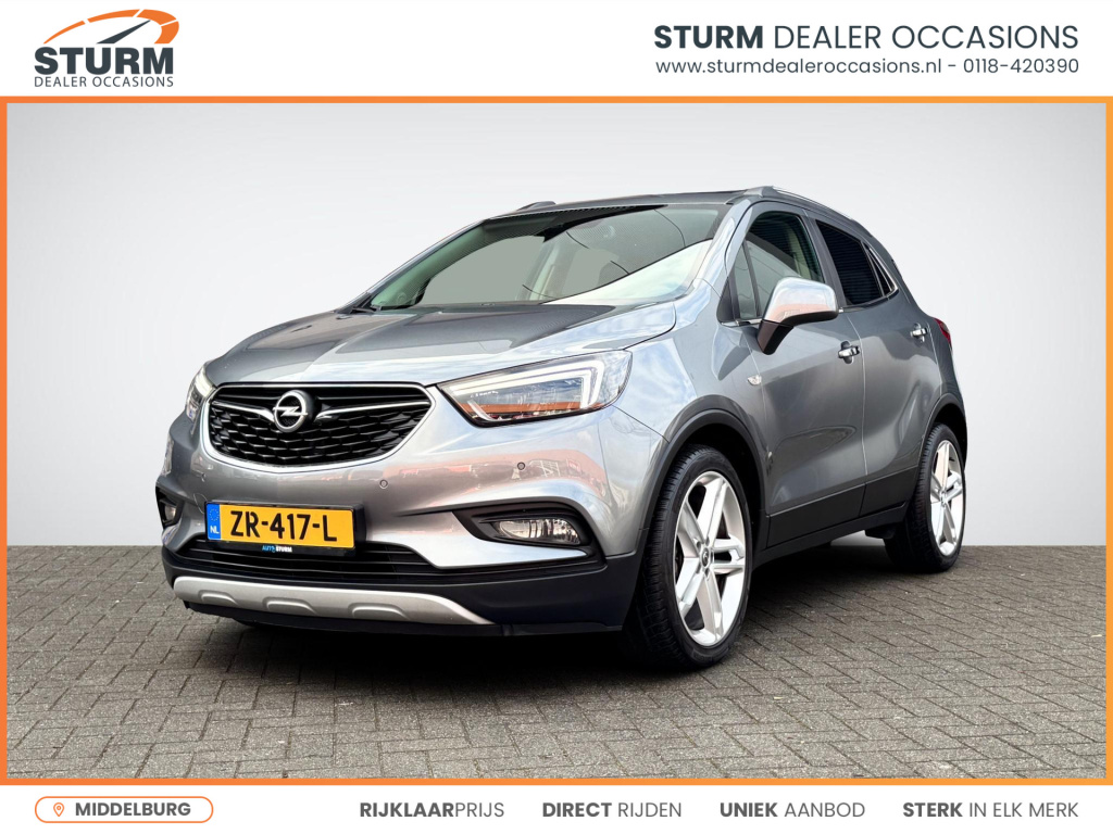 Opel Mokka 1.4 turbo innovation automaat | schuif-/kanteldak | leder | stuur- + stoelverwarming | comfortstoelen | navigatie | camera | rijklaarprijs!