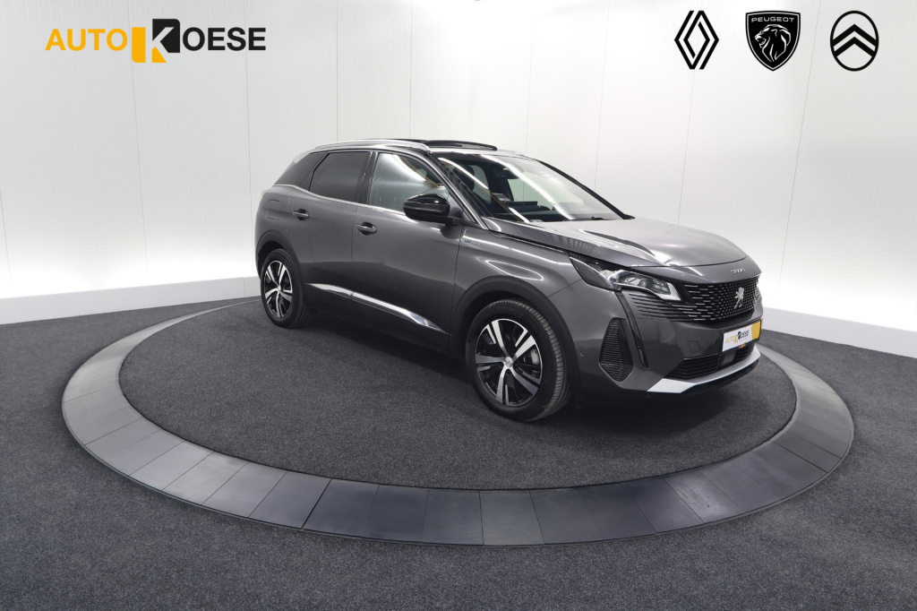 Peugeot 3008 1.6 hybrid4 300 gt | elektrisch panoramadak | dodehoekdetectie | camera | navigatie