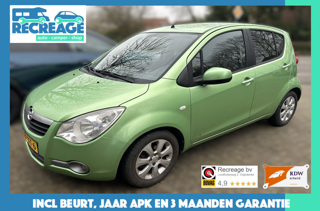 Opel Agila 1.2 enjoy | airco | carplay | jaar apk, beurt en 3 mnd garantie