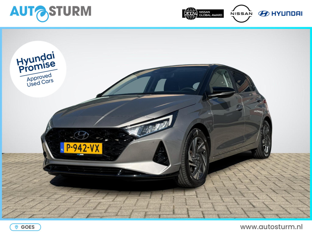 Hyundai I 20 1.0 t-gdi premium | trekhaak | navigatie | camera | led koplampen | bose audio | stuur- + stoelverwarming | dodehoek detectie | rijklaarprijs!